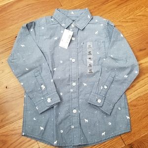 NWT - Chambray button down shirt